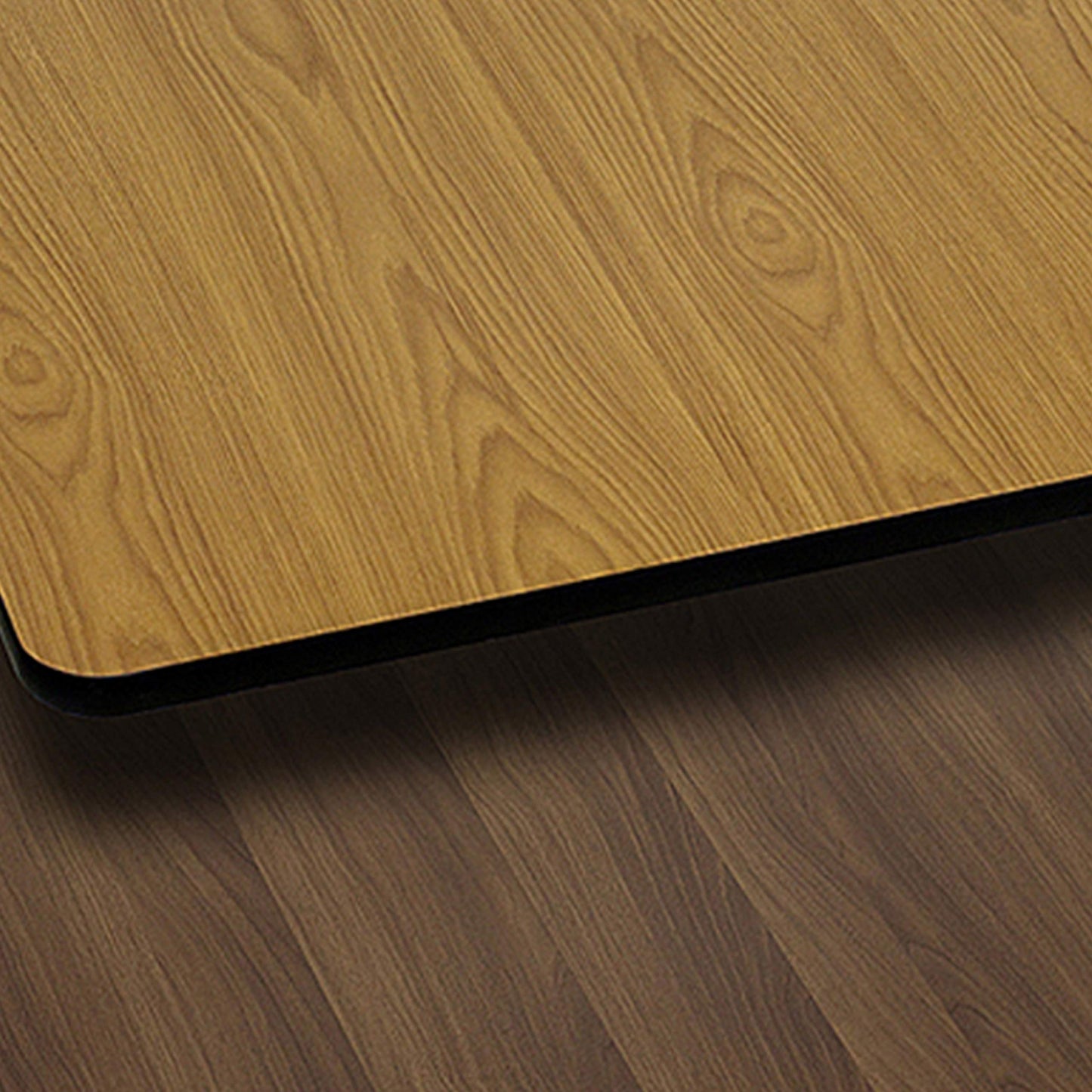Flash Furniture Glenbrook 24'' x 42'' Rectangular Table Top with Natural or Walnut Reversible Laminate Top