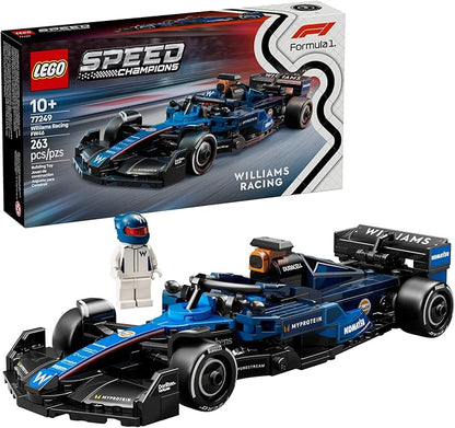 LEGO Speed Champions Williams Racing FW46 F1 Race Car Toy - Building Set for Kids Boys &amp Girls Ages 10+ - Toy Car for F1 Fans - Gift Idea for Birthday - 77249