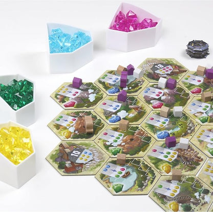 Century Golem Edition Eastern Mountains Board Game - Return to Carvania for Crystal Trading Adventures! Strategy Game for Kids &amp Adults Ages 8+ 2-4 Players 30-45 Min Playtime Made by Plan B Ga