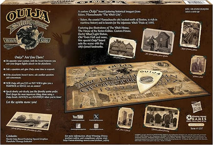 Ouija Salem Edition by Winning Moves Games USA Spooky and Dark Special City Edition Ouija Board for 2+ Players Age 8+