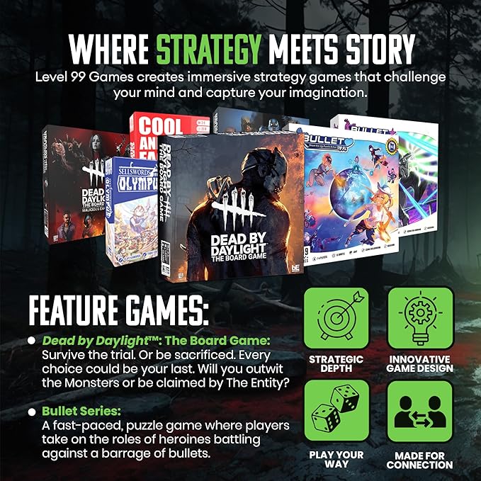 Bullet Heart – Puzzle-Battle Tabletop Game for 1-4 Players – 8 Heroines Unique Powers 4 Game Modes