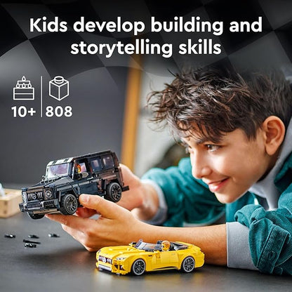 LEGO Speed Champions Mercedes-AMG G 63 &amp SL 63 Building Toys - Kids Pretend Play Toy Cars for Boys &amp Girls Ages 10+ Years - Gifts for Christmas - 76924