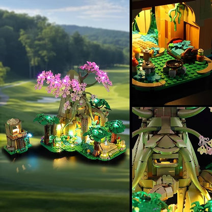Vaodest LED Light for Lego 77092 Great Deku-Tree 2-in-1 SetDesign and Configuration Compatible with Model 77092(LED Light Only Not Building Block Kit)