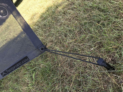 Tentproinc RV Awning Sun Shade Screen 6' X 10' 3'' (Fit for 11' Awning) Mesh Screen Sunshade Motorhome Camping Trailer Awning Screenshade Sunscreen UV SunBlocker - 3 Year Warranty (Black)