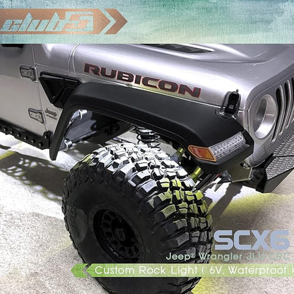Club 5 Racing Waterproof Rock Light ( 6V ) For Axial SCX6 Jeep JLU Wrangler