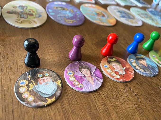 Blam! Celestia | Push-Your-Luck Adventure &amp Strategy Board Game | Fly The Airship Brave Perils &amp Collect Treasures | Award Winning Family Games for Kids and Adults | 1-6 Players | Ages 8+ | 3