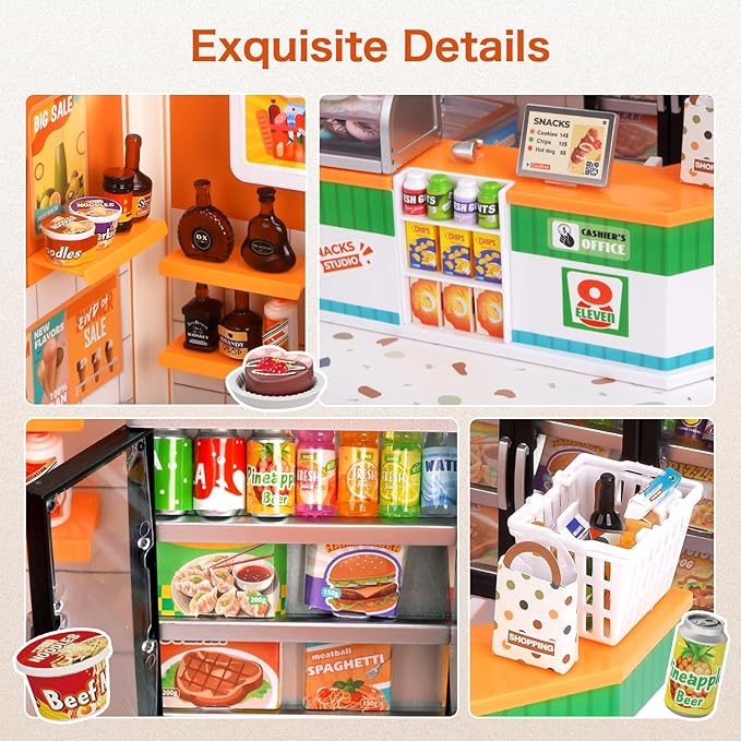 LED Building Blocks for Adults 1:24 DIY Miniature Dollhouse Kits with Roof &amp Dustproof Cover Tiny House Toy Building Sets for Kids Ages 8-12-15 Birthday Hobbies Gift for Men Women Boy Girl