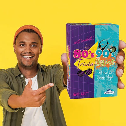 80’s 90’s Trivia Party Game (Amazon Exclusive) – Contains 1000 Questions - 2 or More Players for Ages 12 and up by Outset Media.