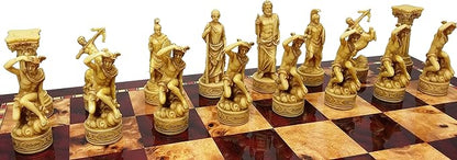 32 Piece Themed Set of Chess Men Pieces - NO Board (Greek)