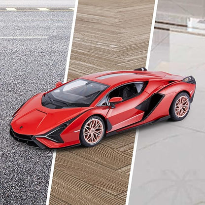 RASTAR RC Car Lamborghini Sián FKP 37 1/14 Remote Control Car Lamborghini RC Toy for Kids Boys - RED