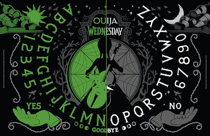 Ouija: Wednesday | Inspired by the Popular Original Series Wednesday | Collectible Classic Ouija Board Game | Officially Licensed Game and Merchandise | Glow in the Dark Board | 2-4 Players Ages 8+