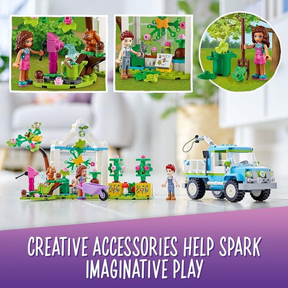 LEGO Friends Tree-Planting Vehicle 41707 Building Toy Set for Kids Girls and Boys Ages 6+ (336 Pieces)