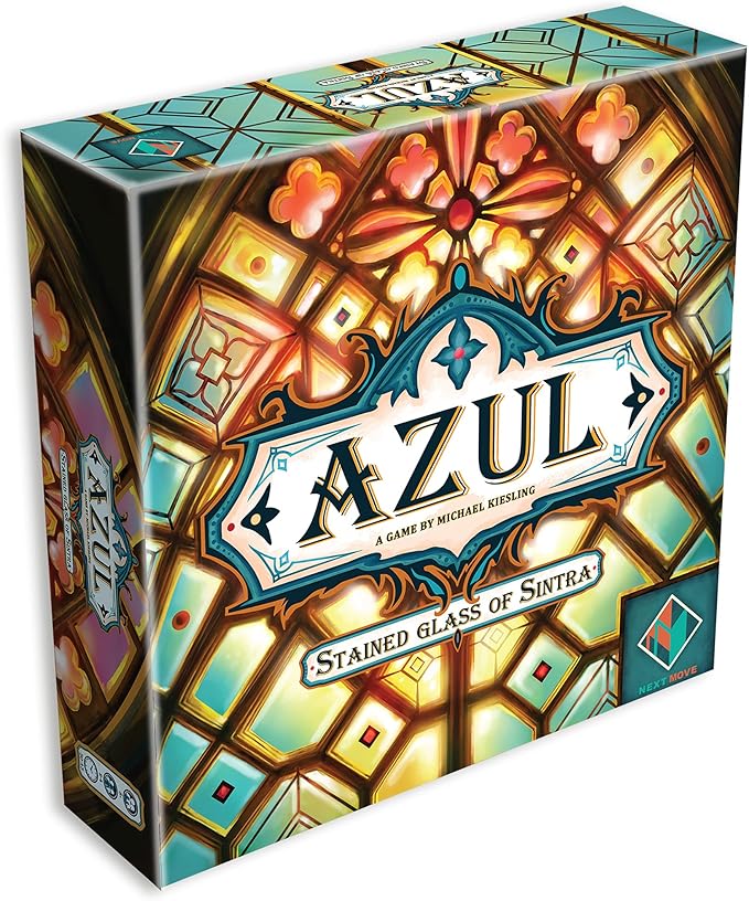 Asmodee Azul Stained Glass of Sintra Board Game EXPANSION - Craft Colorful Window Panes Tile-Placement Strategy Game for Kids &amp Adults Ages 8+ 2-4 Players 30-45 Minute Playtime