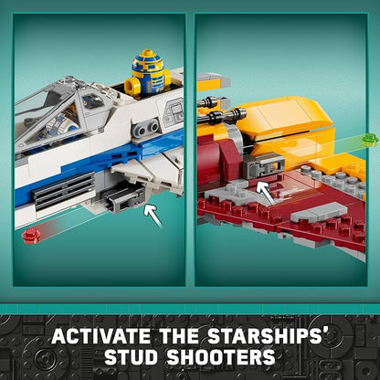 Lego Star Wars: Ahsoka New Republic E-Wing vs. Shin Hati’s Starfighter 75364 Star Wars Playset Based on The Ahsoka TV Series Show Inspired Building Toy for Ahsoka Fans Featuring 5 Star Wars Figures
