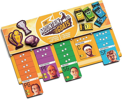 Basketboss - Strategy - Auction Board Game - Sports Board Game - 2-5 Players - 40 Minutes Play Time