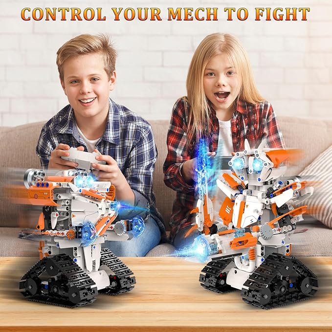5in1 STEM Robot Building Toys for Kids Remote &amp APP Controlled Robot Car Tank STEM Building Kit for Kids Science Learning 689 Pcs DIY Building Blocks Set Gifts for Age 6 7 8 9 10 11 12+ Boys &am