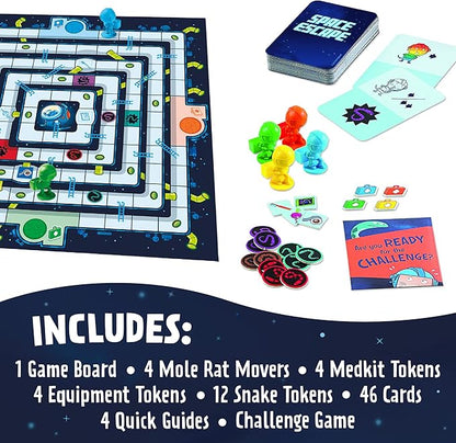 Peaceable Kingdom Space Escape – Cooperative Strategy Space Adventure Game by The Inventor of Pandemic – Use Teamwork to Win! – Great for Families with Kids Ages 7 &amp up