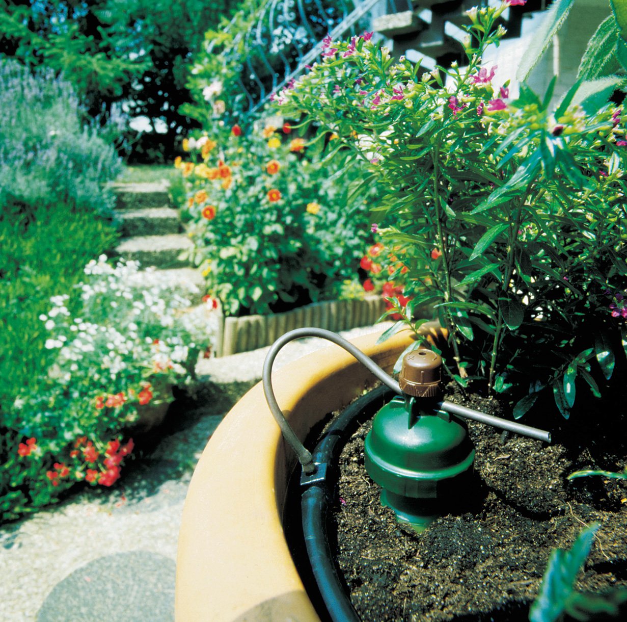 Blumat Drip Irrigation System - Tropf Medium Box Automatic Plant Watering Devices for Garden, Patio and Hanging Baskets - Garden Watering System Up to 12 Plants - Effortless Hydration - 12 Pack