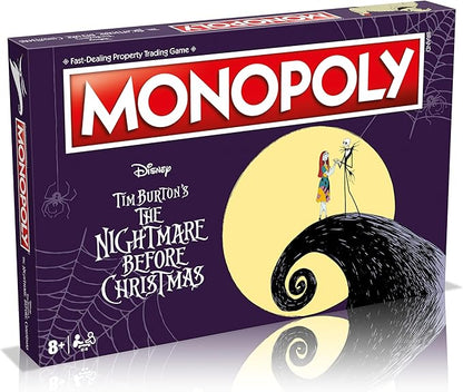 Winning moves nightmare before Christmas monopoly advances to the grave from scratch spiral hill Dr. Finkelstein's lab Jack's tower and change your way to success it's a great
