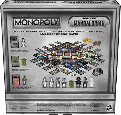 Monopoly: Star Wars The Mandalorian Edition Board Game Inspired by The Mandalorian Season 2 Protect Grogu from Imperial Enemies 2-4 players