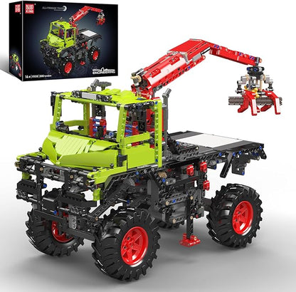 Mould King 17038 Off-Road Trucks Building Kits All-Terrain 4x4 Mountain Truck Car Sets Model with Electric Motor Gift for Age 14+/Adult Collections Enthusiasts (2002+ Pieces)