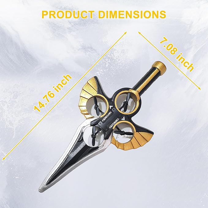 Flying Sword RC Airplane Gesture Control Airplane for Kids Adult 8-16 Remote Control Drone Sword with Light 360° Flip Gravity Sensing Stunt Roll Gifts for Kids Boys Girls Gold