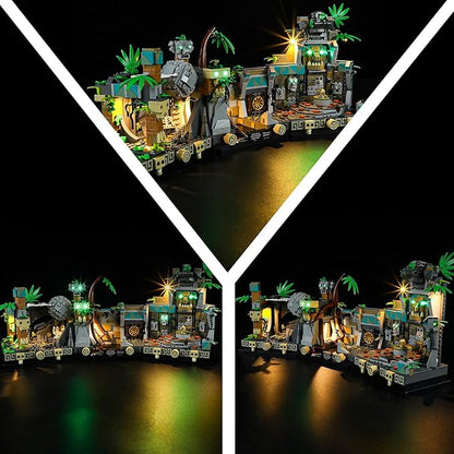 LED Light Kit for Lego 77015 Temple of The Golden Idol Set Compatible with Lego 77015 Building Blocks Model(Not Include Blocks Set)