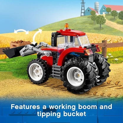LEGO City Great Vehicles Tractor 60287 Building Toy Set for Kids Boys and Girls Ages 5+ (148 Pieces)