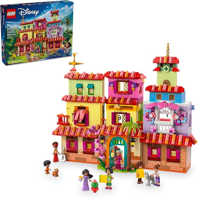 LEGO Disney Encanto The Magical Madrigal House Toy Building Playset for Kids Mirabel Princess Doll Figure Disney Toy for Girls and Boys Ages 7 and Up Fun Construction Encanto Set 43245