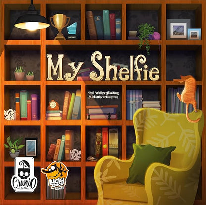 My Shelfie Board Game - Organize Your Shelf and Show Off Your Treasures! Strategy Game Fun Family Game for Kids and Adults Ages 8+ 2-4 Players 30 Minute Playtime Made by Lucky Duck Games