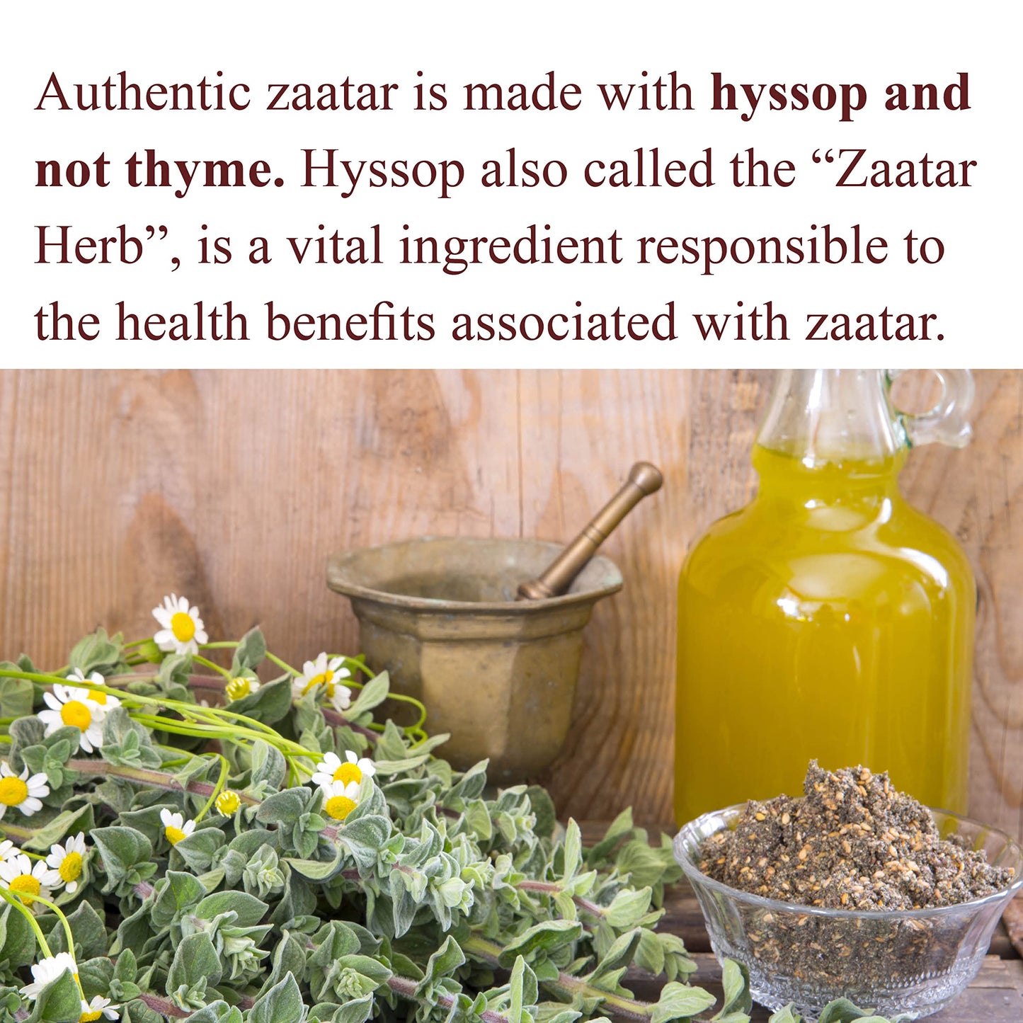 The Spice Way - Traditional Lebanese Zaatar with Hyssop (2 Oz)