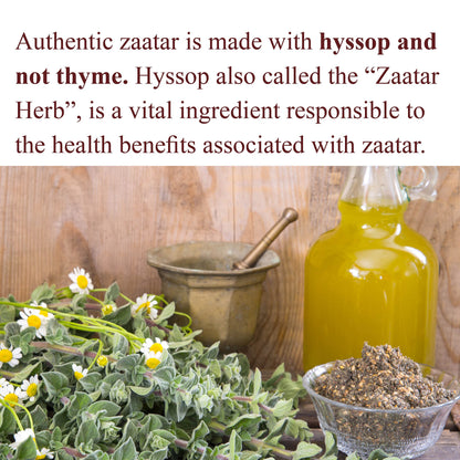 The Spice Way - Traditional Lebanese Zaatar with Hyssop (2 Oz)