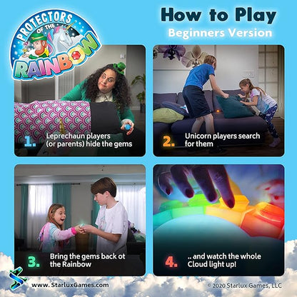 Hide and Seek Meets Rainbow Toys in “Protectors of The Rainbow” | Ages 4-10 | A Musical Treasure Hunt | Easter Egg Hunt &amp Glow in The Dark Game | Outdoor Toys | Unicorn &amp Leprechaun Theme