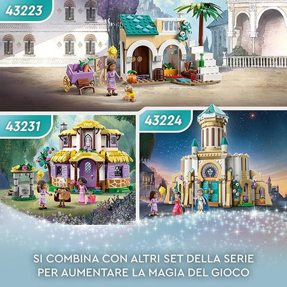 LEGO 43224 Disney Princess König Magnificos Schloss 4 Etagen 4 Charaktere