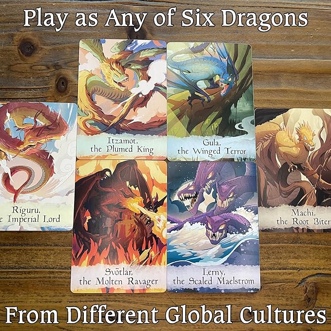 Pillage The Village! | Dragon Board Game for Adults &amp Teens | 2–6 Players | Chaotic Take-That | 20–30 Min Playtime | Fantasy Card Game | Great for Game Night &amp D&ampD Fans