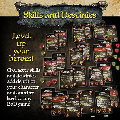 Bag of Dungeon Legends 2: Relics - Paths of the Ancients | 4-in-1 Adventure Pack Expansion for Any Game | Includes Solo Game | RPG Fans | 1–4 Players Ages 7+ | Classic Dungeon Crawler