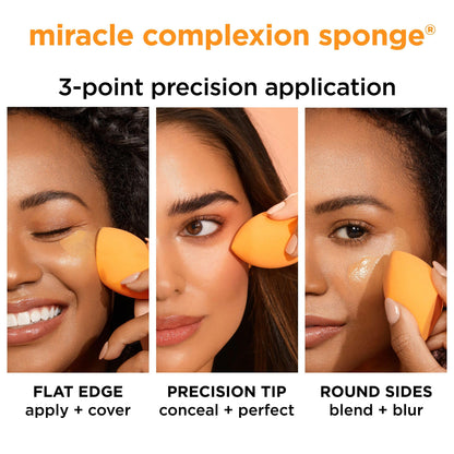 Real Techniques 5 Piece Everyday Essentials Makeup Brush Set, Includes 4 Brushes & Makeup Sponge, For Foundation, Blush, Bronzer, Contour, Eyeshadow, & Powder, Travel Gift Set, Cruelty-Free & Vegan