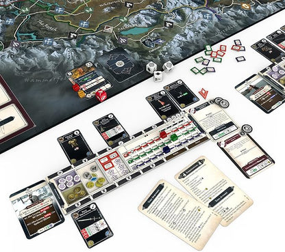 The Elder Scrolls V: Skyrim The Adventure Game - Epic Cooperative &amp Solo Board Game Open-World Questing Character Progression &amp Narrative Strategy Ages 14+ 1-4 Players 60-120 Min Playtime