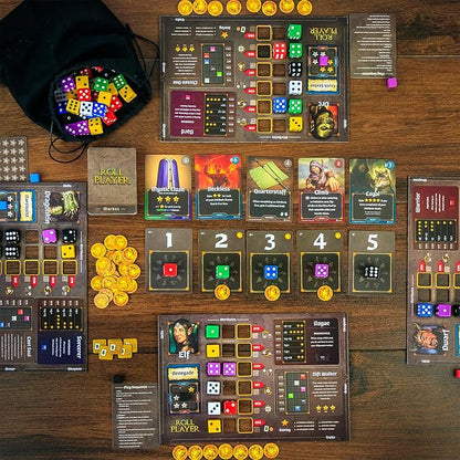 Roll Player Board Game | Dice Game of Fantasy Character Creation | Competitive Strategy Drafting &amp Dice Placement | Adults &amp Family Game | 60-90 Minutes for 1-4 Players by Thunderworks Games