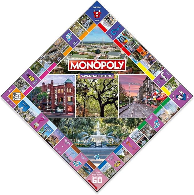 Monopoly Board Game Savannah Edition: 2-6 Players Family Board Games for Kids and Adults Board Games for Kids 8 and up for Kids and Adults Ideal for Game Night