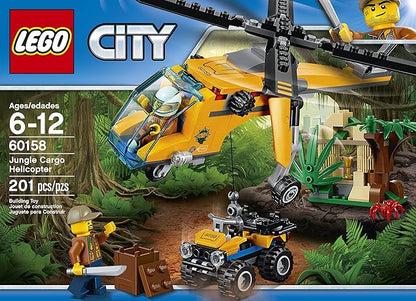 LEGO City Jungle Explorers Jungle Cargo Helicopter 60158 Building Kit (201 Piece)