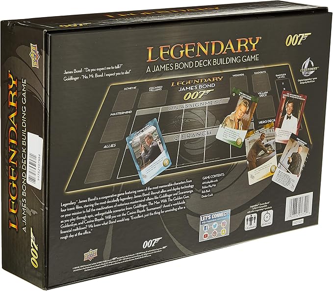 Upper Deck 2019 Legendary: 007 James Bond Deck-Building Game Multi