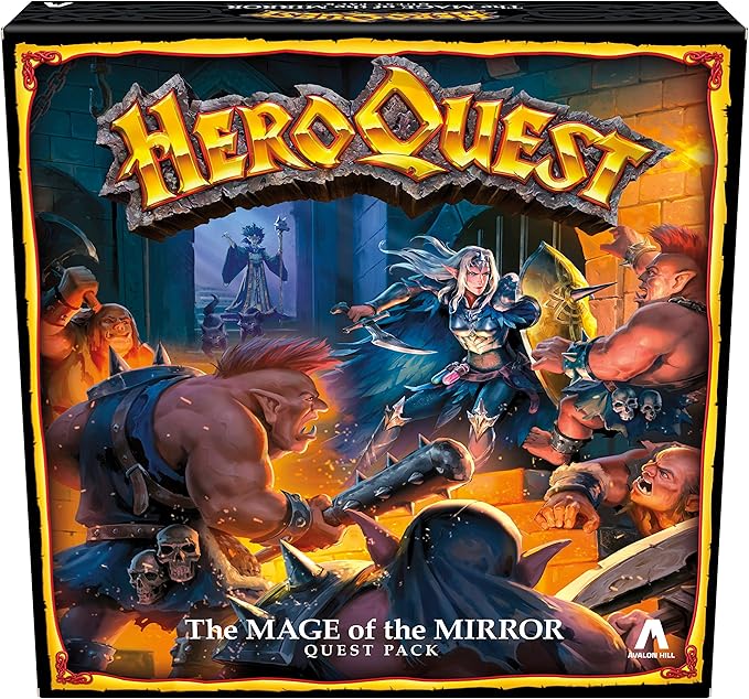 Heroquest The Mage of The Mirror Quest Pack Roleplaying Game for Ages 14+ Requires HeroQuest Game System to Play