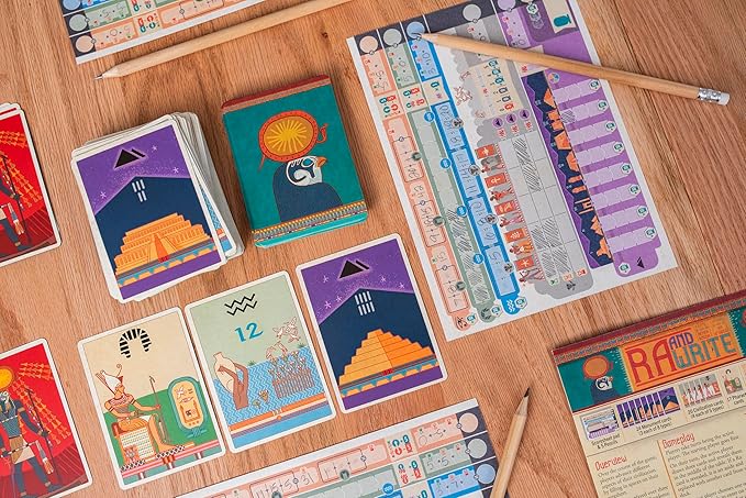 RA by 25th Century Games – Ancient Egyptian Theme Auction and Set-Collection Board Game for 2-5 Players and Ages 12+