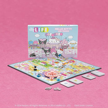 The Game of Life: Hello Kitty and Friends Board Game Collect Apples and Buy Bows on The Way to The Ultimate Party Play as Hello Kitty Kuromi &amp More Officially Licensed Collectible &amp Merch
