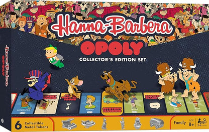 Hanna-Barbera Opoly - Game for All Ages by Masterpieces - Board Games for Families - Opoly Style Cartoon Strategy Board Game