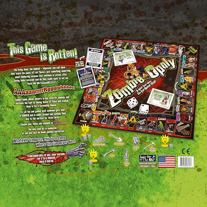 Zombie-Opoly Board Game
