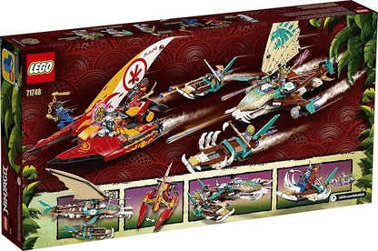 LEGO NINJAGO Catamaran Sea Battle 71748 Building Kit Ninja Playset Featuring Catamaran Toys and NINJAGO Kai Jay and Zane Best Gift for Kids Who Love Creative Play New 2021 (780 Pieces)