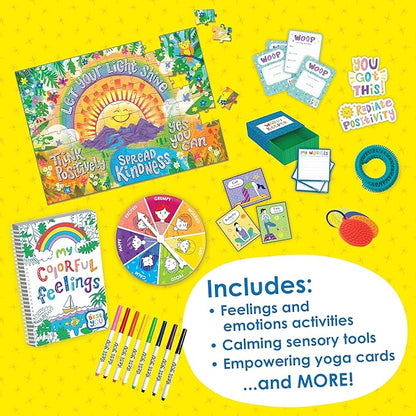 MindWare Best You Toolbox: Yoga and Mindfulness Practices for Children Activity - Includes Coloring Activities Yoga Exercises Puzzles CBT Tools for Emotional Regulation &amp More