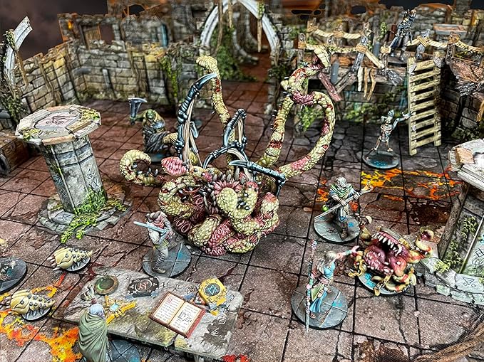 Maladum Oblivion's Maw Expansion - Fantasy Dungeon Crawler Game Immersive Terrain Solo Co-op and Adversarial Play
